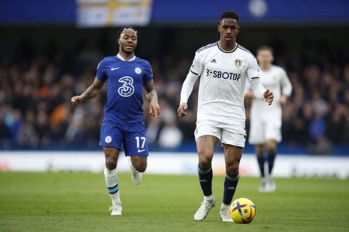 Junior Firpo con il Leeds