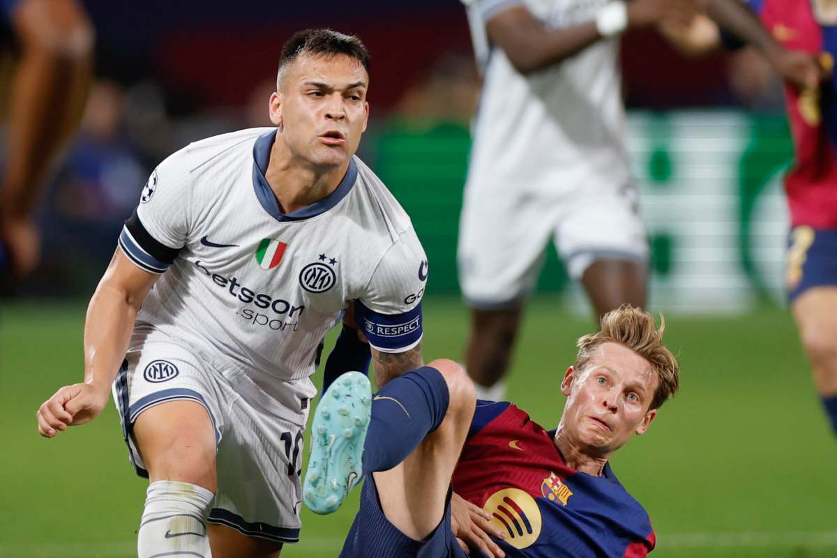 Lautaro Martinez in campo 
