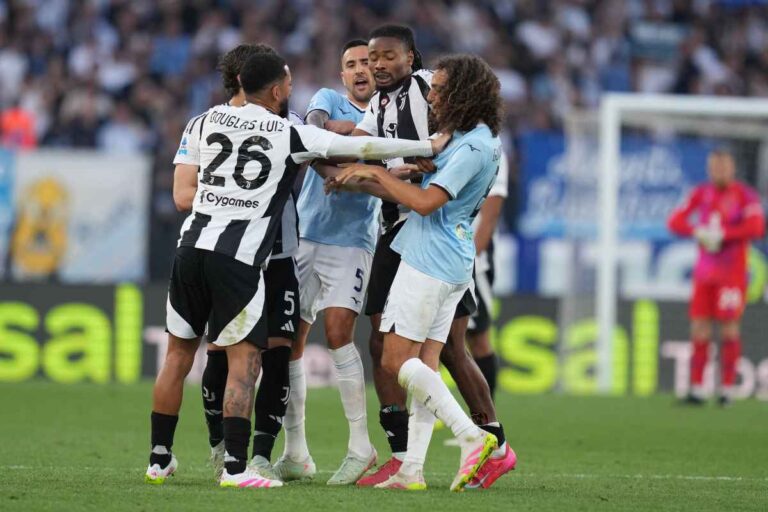 Rissa finale in Lazio Juve