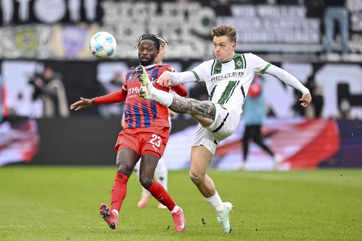 Luca Netz con il Borussia Monchengladbach