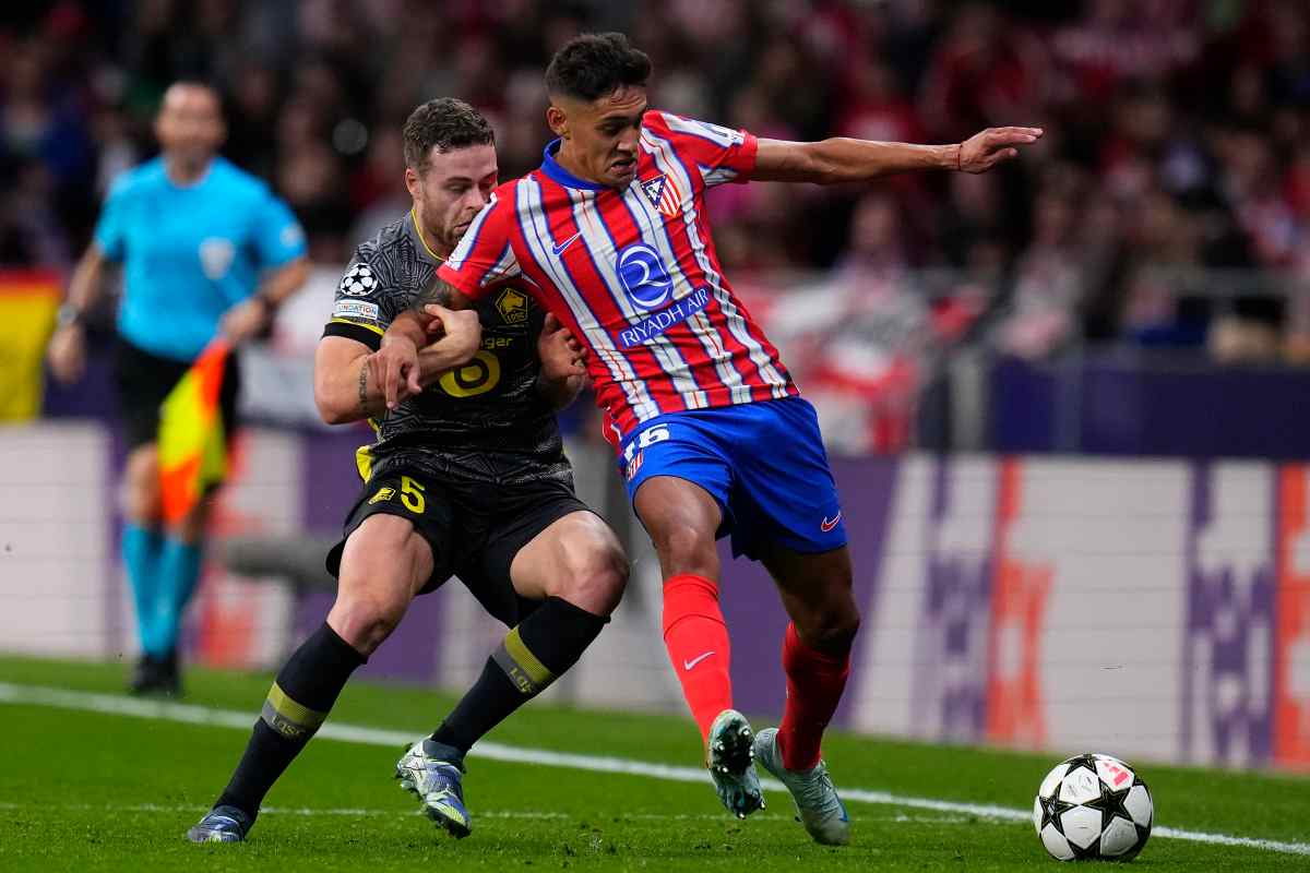 Nahuel Molina dell'Atletico Madrid