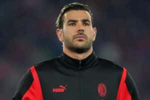 Theo Hernandez con il Milan