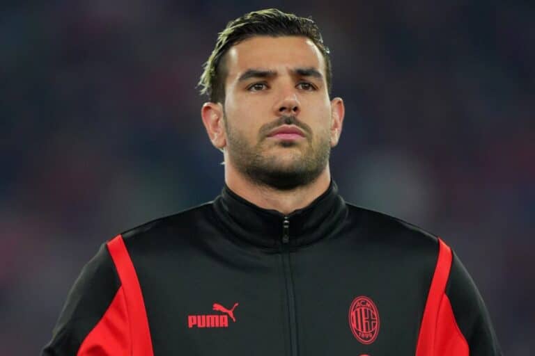Theo Hernandez con il Milan