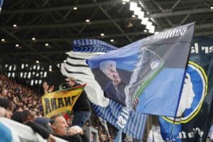 Tifosi Atalanta al Gewiss Stadium