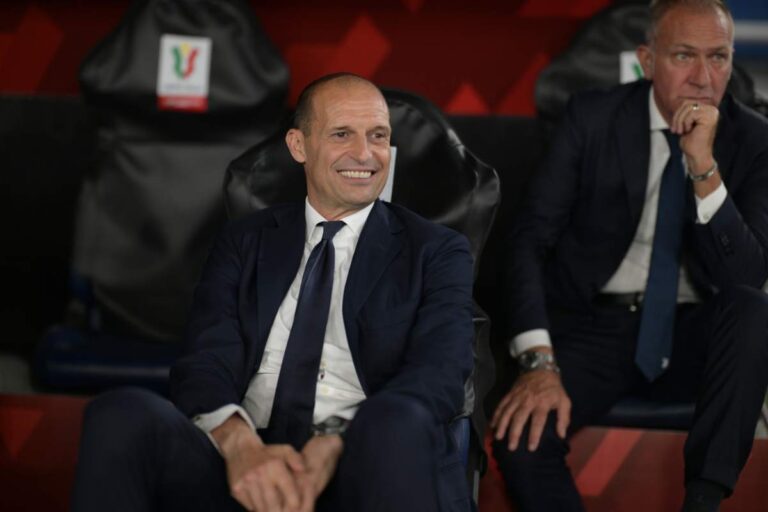 Allegri in panchina