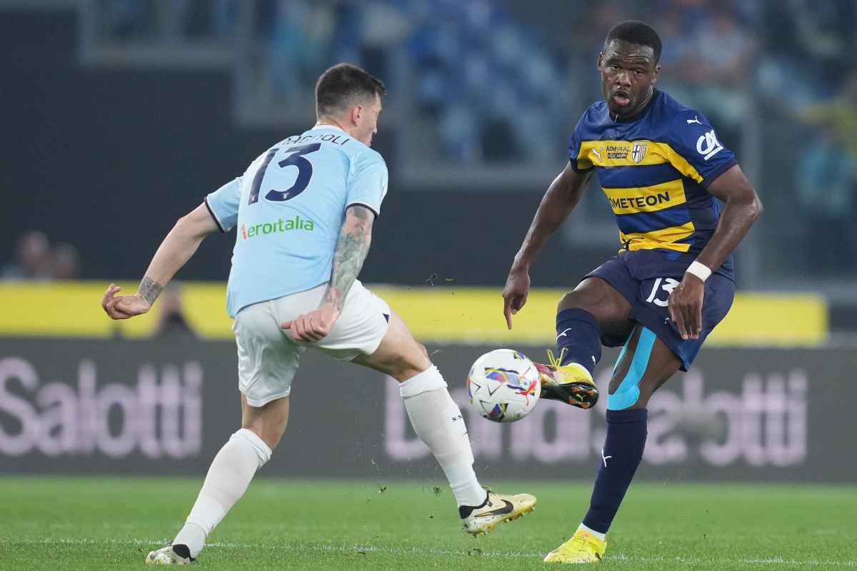 Bonny in azione col Parma