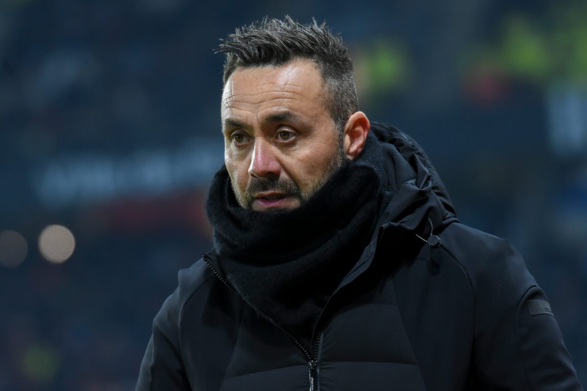 Roberto De Zerbi in campo