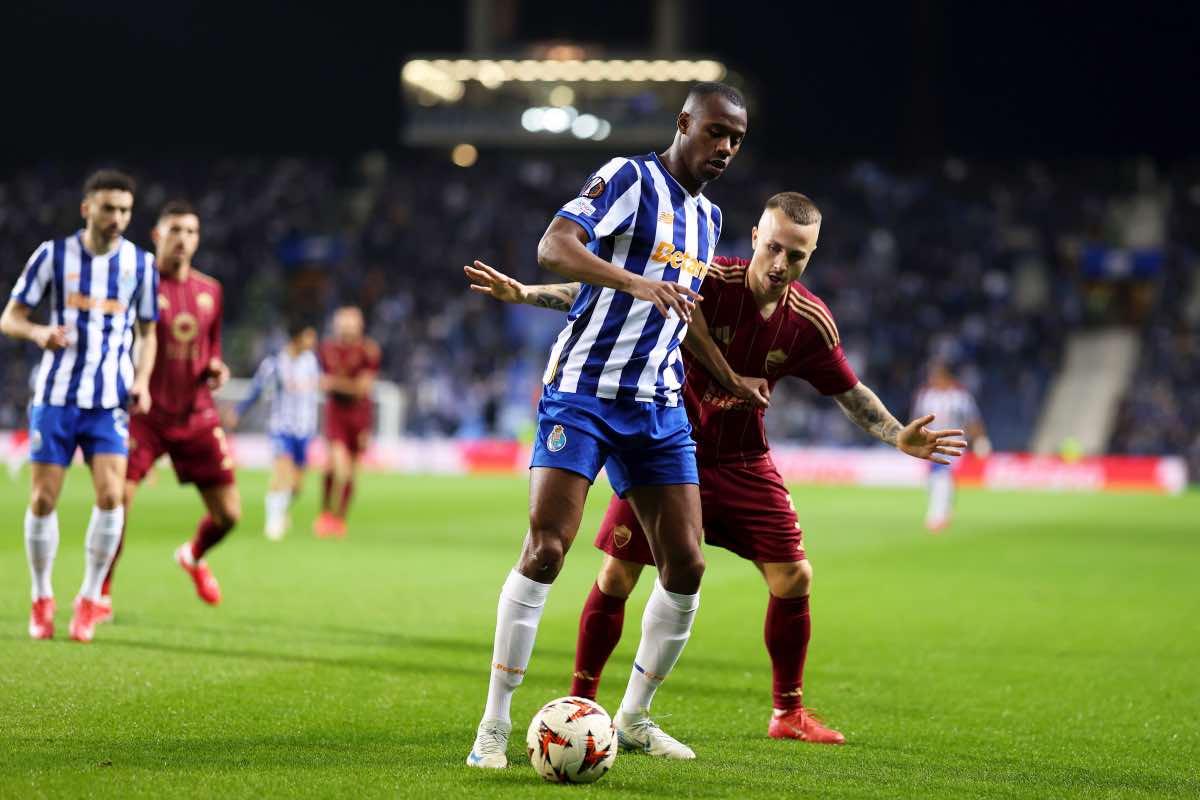 Djalo in campo contro la Roma in Europa League