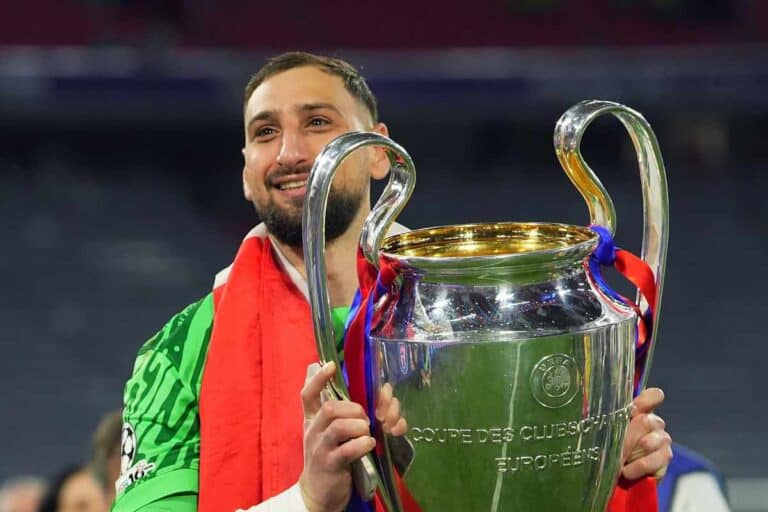Donnarumma con la Champions League