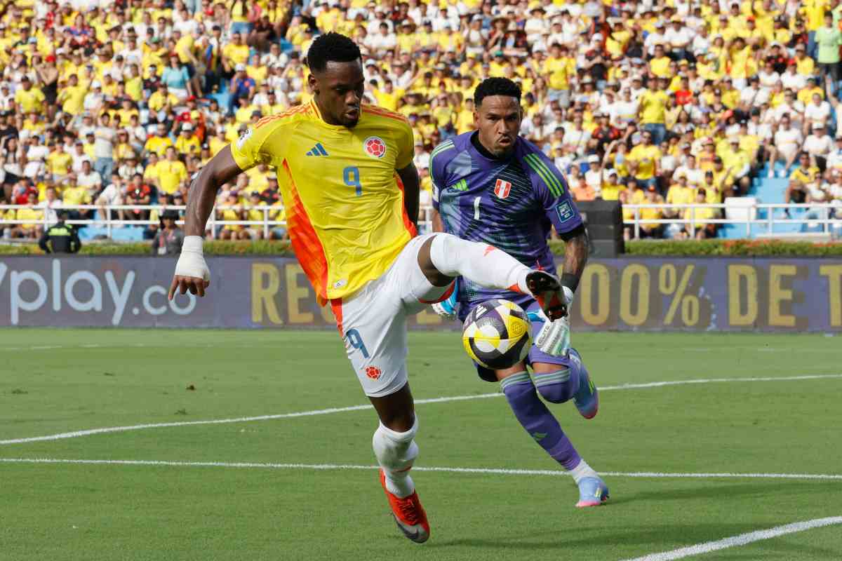Duran in campo con la Colombia