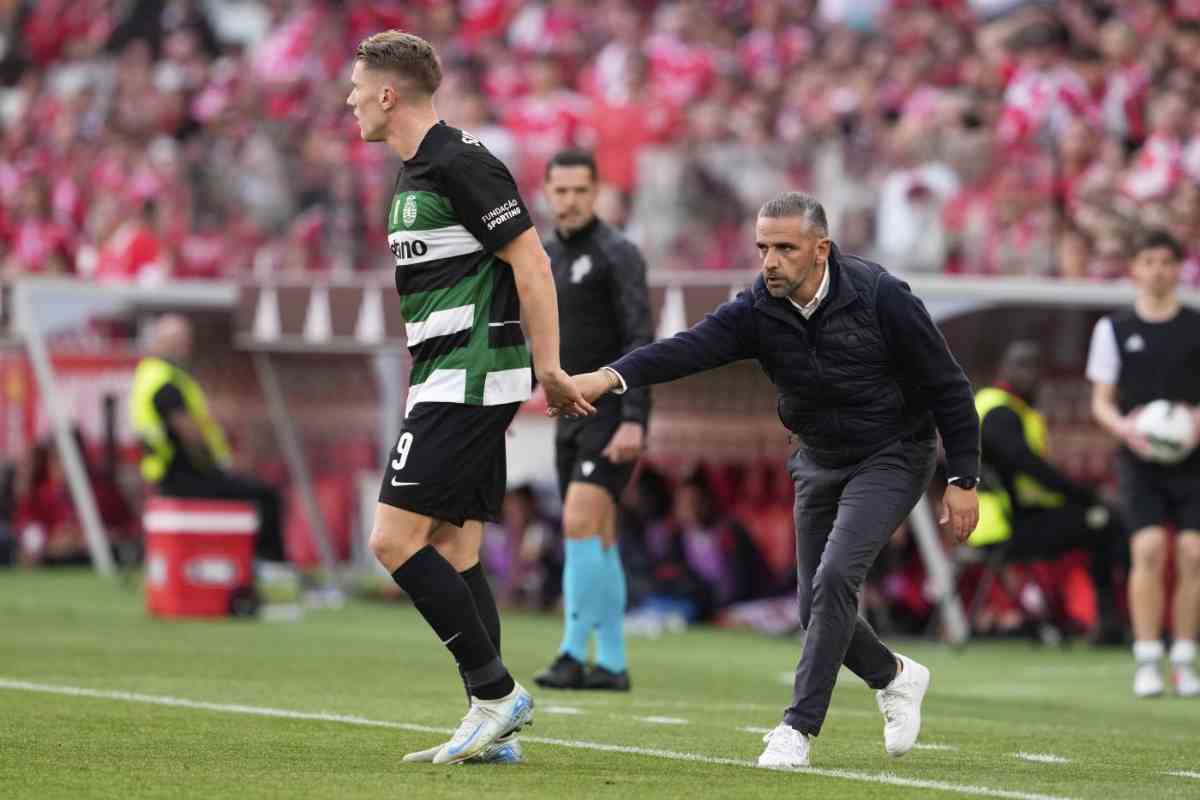Gyokeres entra in campo