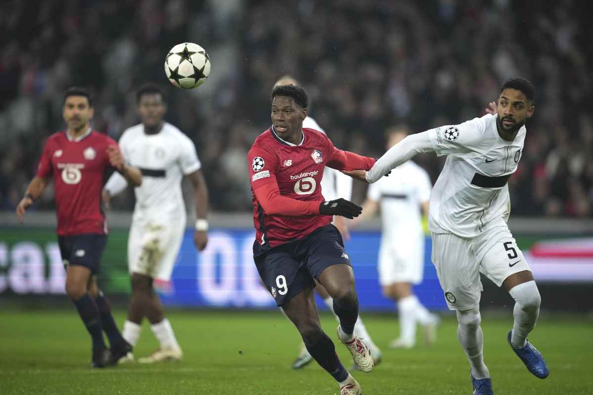Jonathan David con il Lille