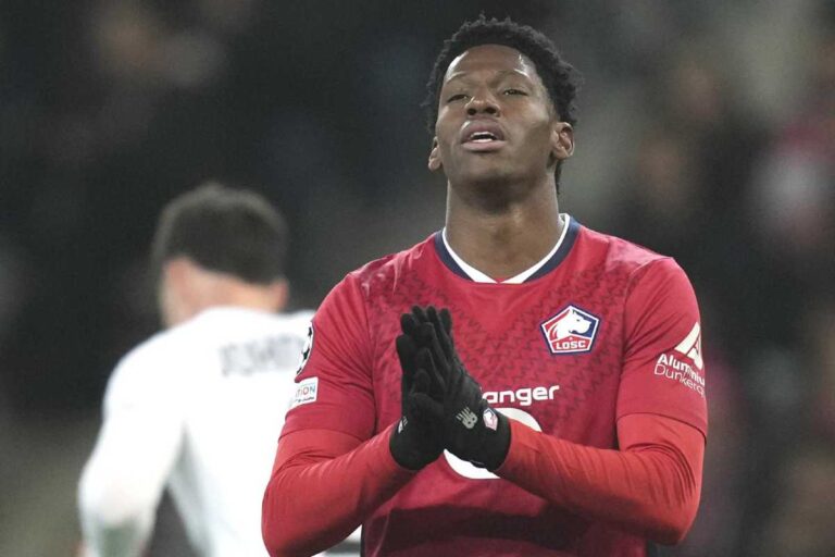 Jonathan David con il Lille