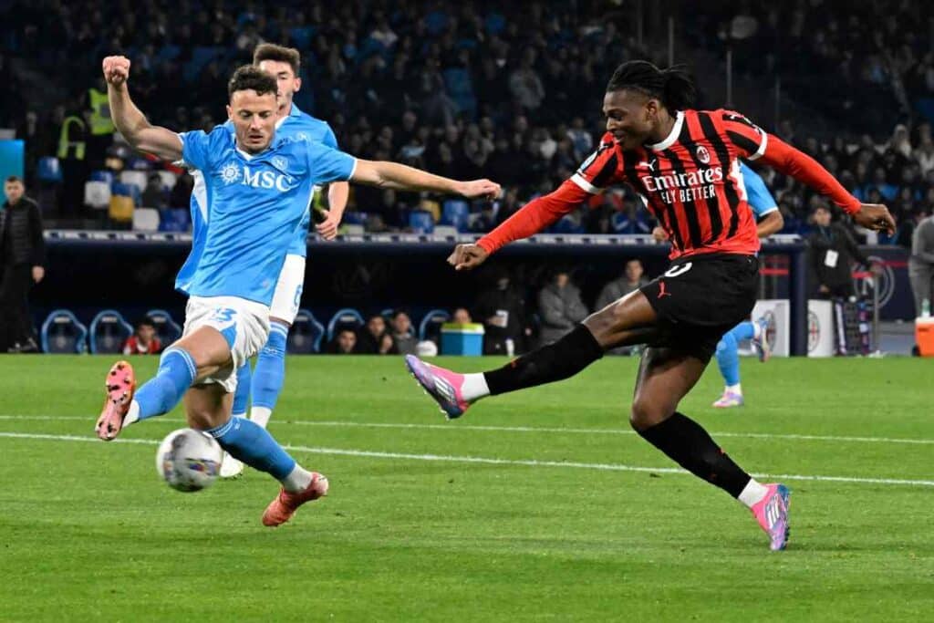Leao contro il Napoli