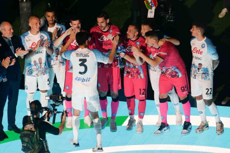 Il Napoli festeggia