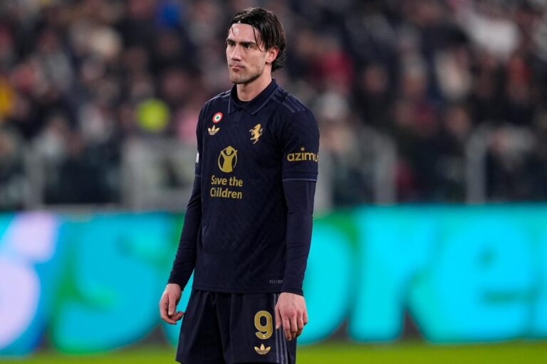 Dusan Vlahovic in campo