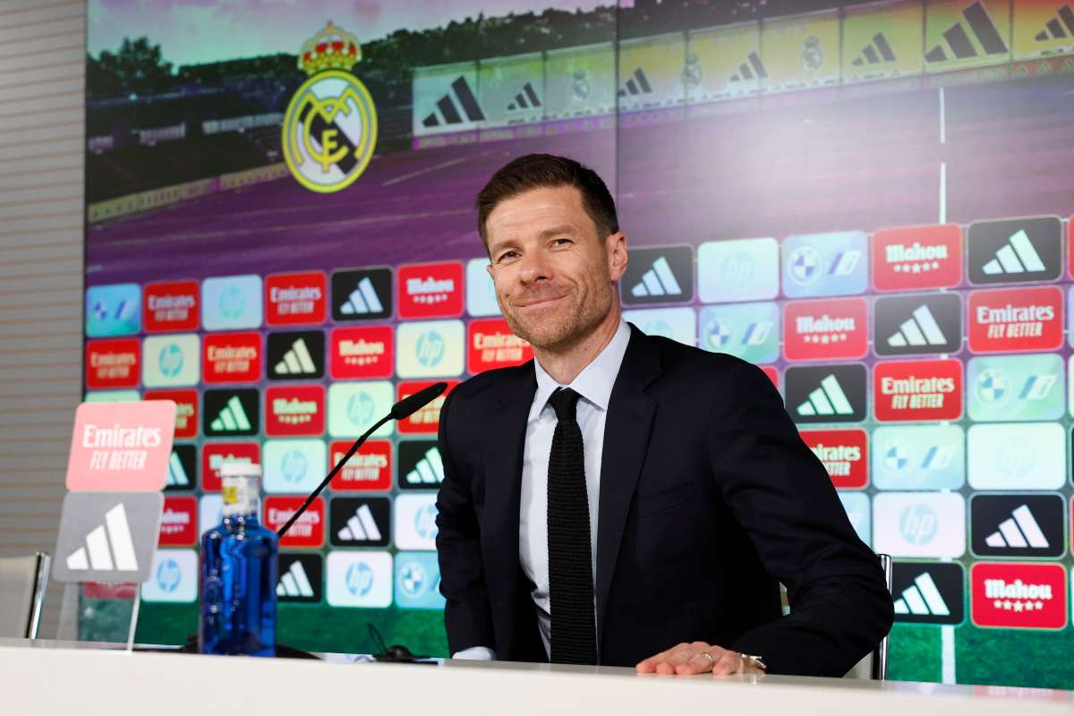 Xabi Alonso in conferenza stampa