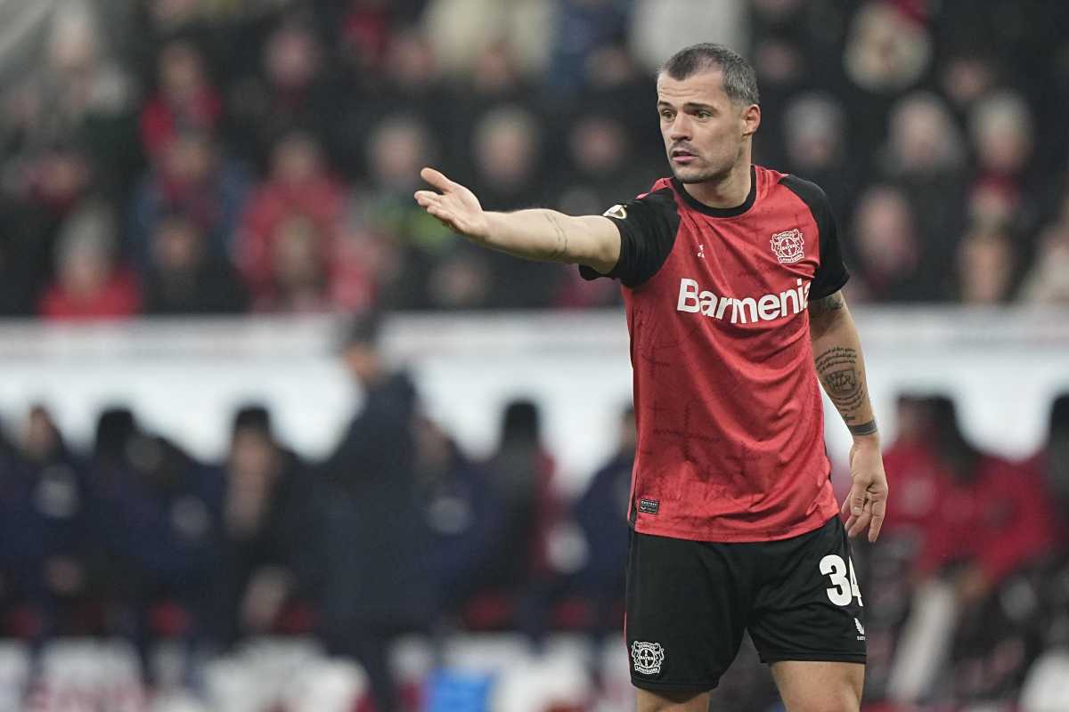 Granit Xhaka del Bayer Leverkusen