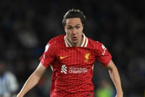 Federico Chiesa con la maglia del Liverpool