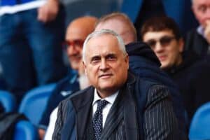 Lotito all'Olimpico