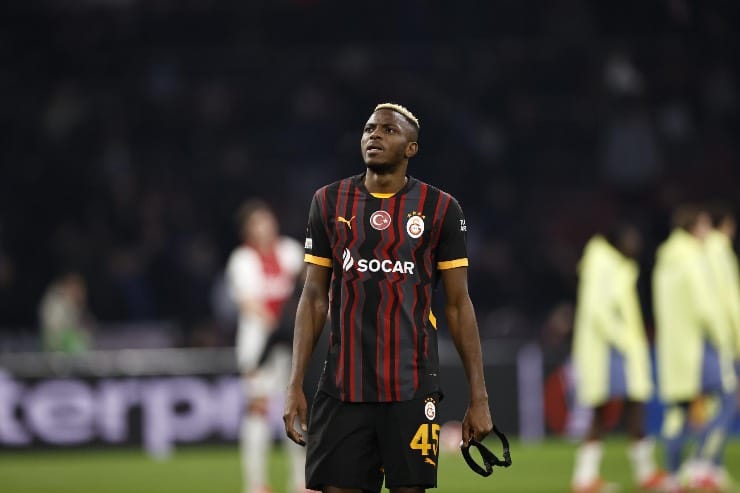 Osimhen con la maglia del Galatasaray