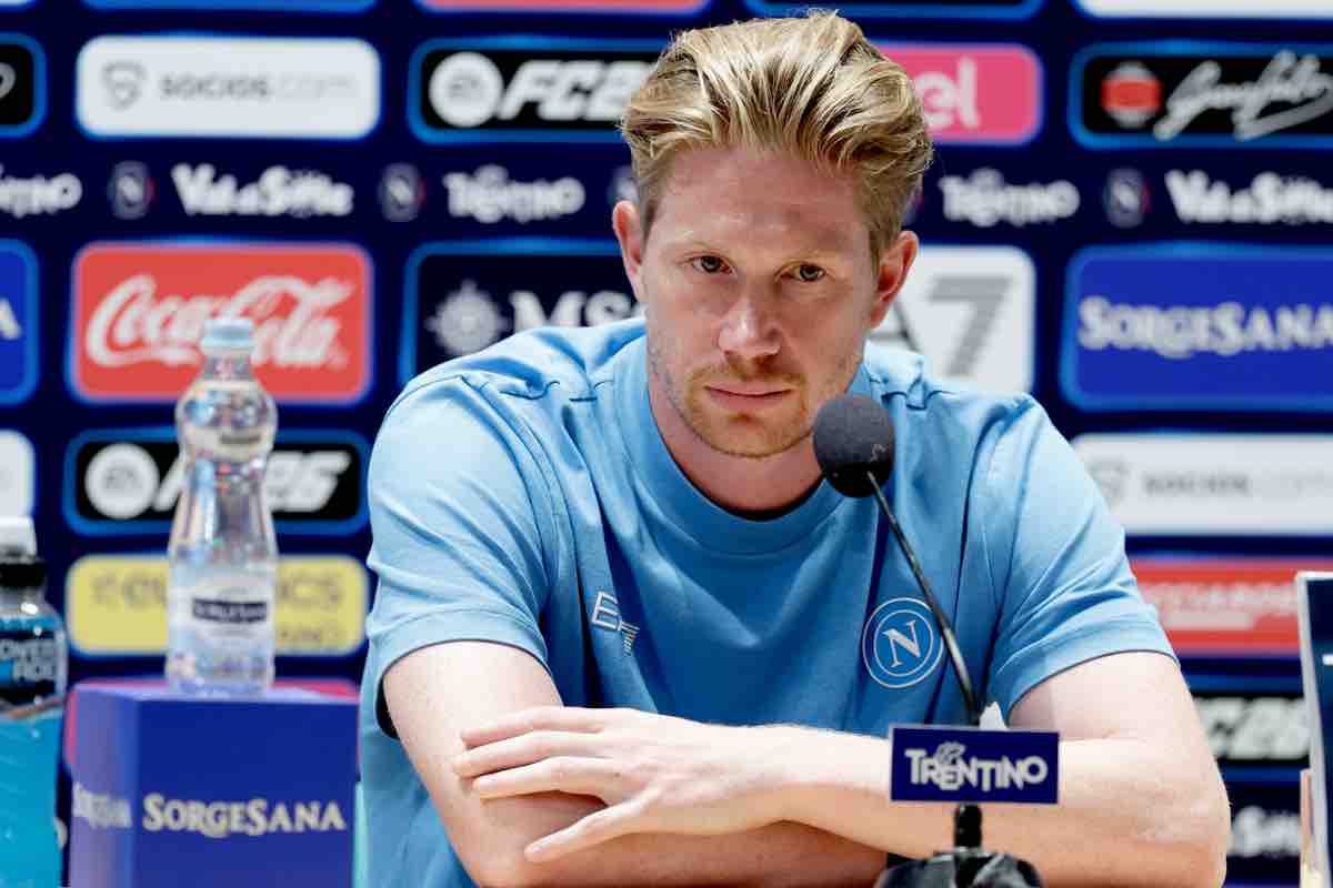 napoli annuncio a sorpresa riguarda kevin de bruyne