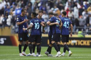 I giocatori dell'Inter