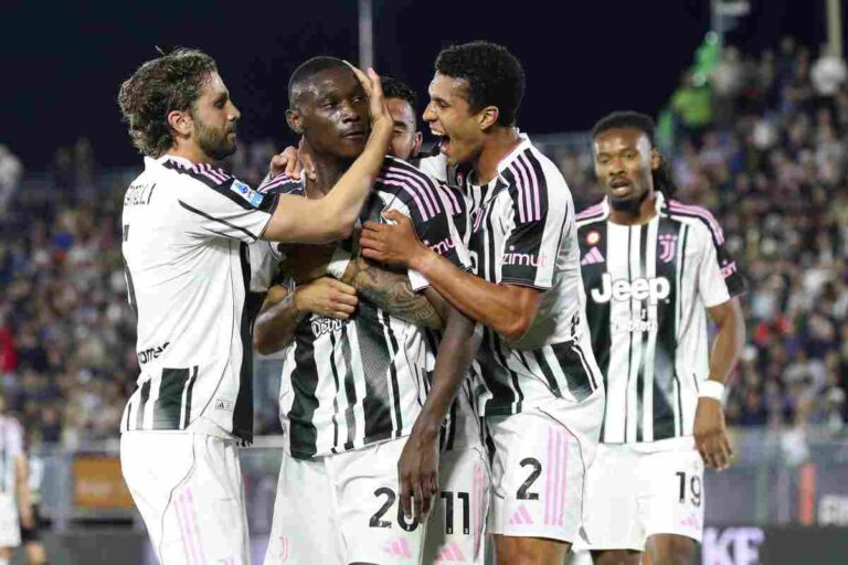 La Juve festeggia