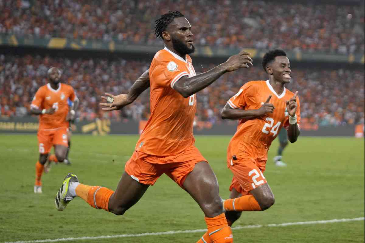 Franck Kessie con la Costa d'Avorio in Coppa d'Africa