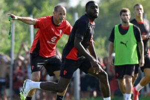 Il Milan si allena