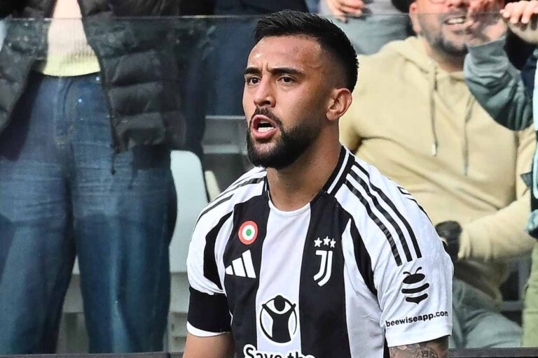 Nico Gonzalez in azione con la maglia della Juventus