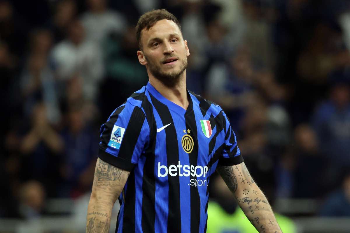 Marko Arnautovic con la maglia dell'Inter