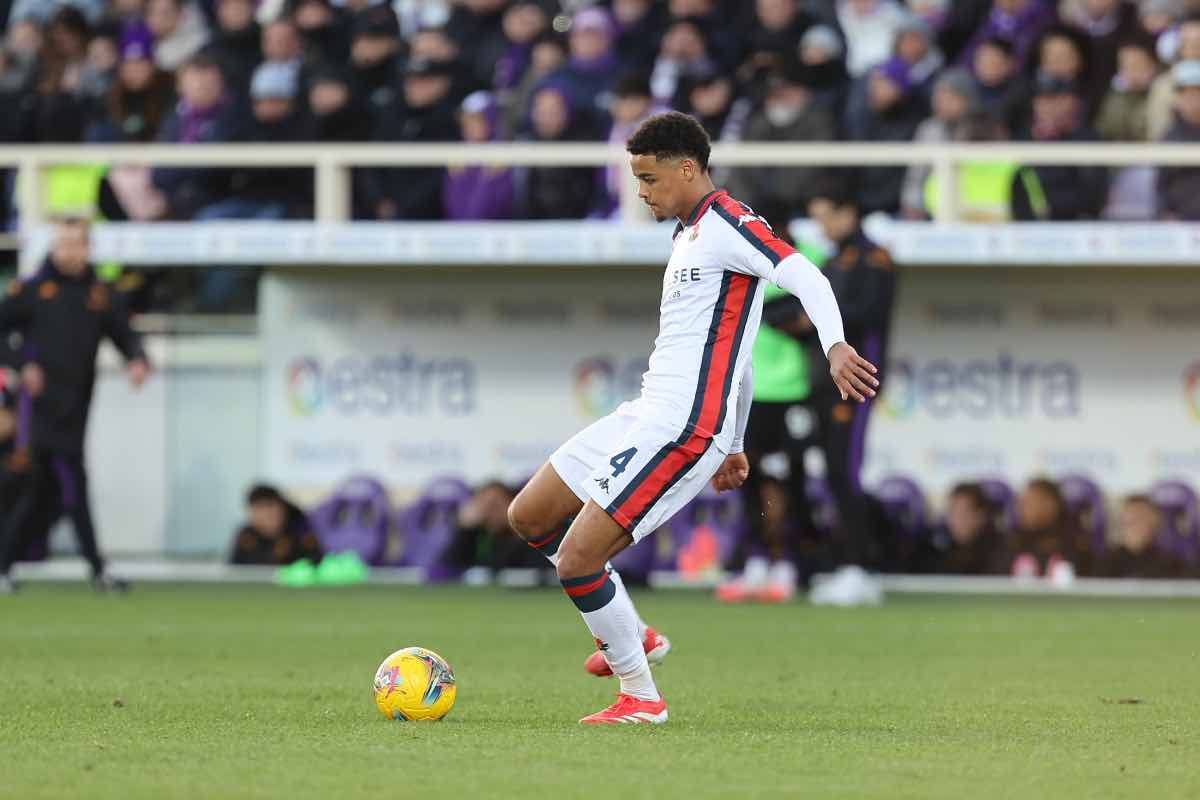 De Winter con la maglia del Genoa