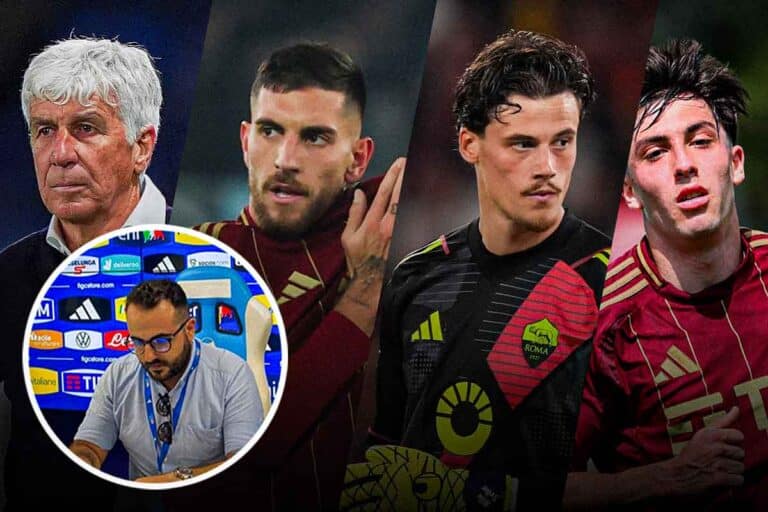 Giocatori di serie A e Giuseppe Mustica di AsRomaLive.it