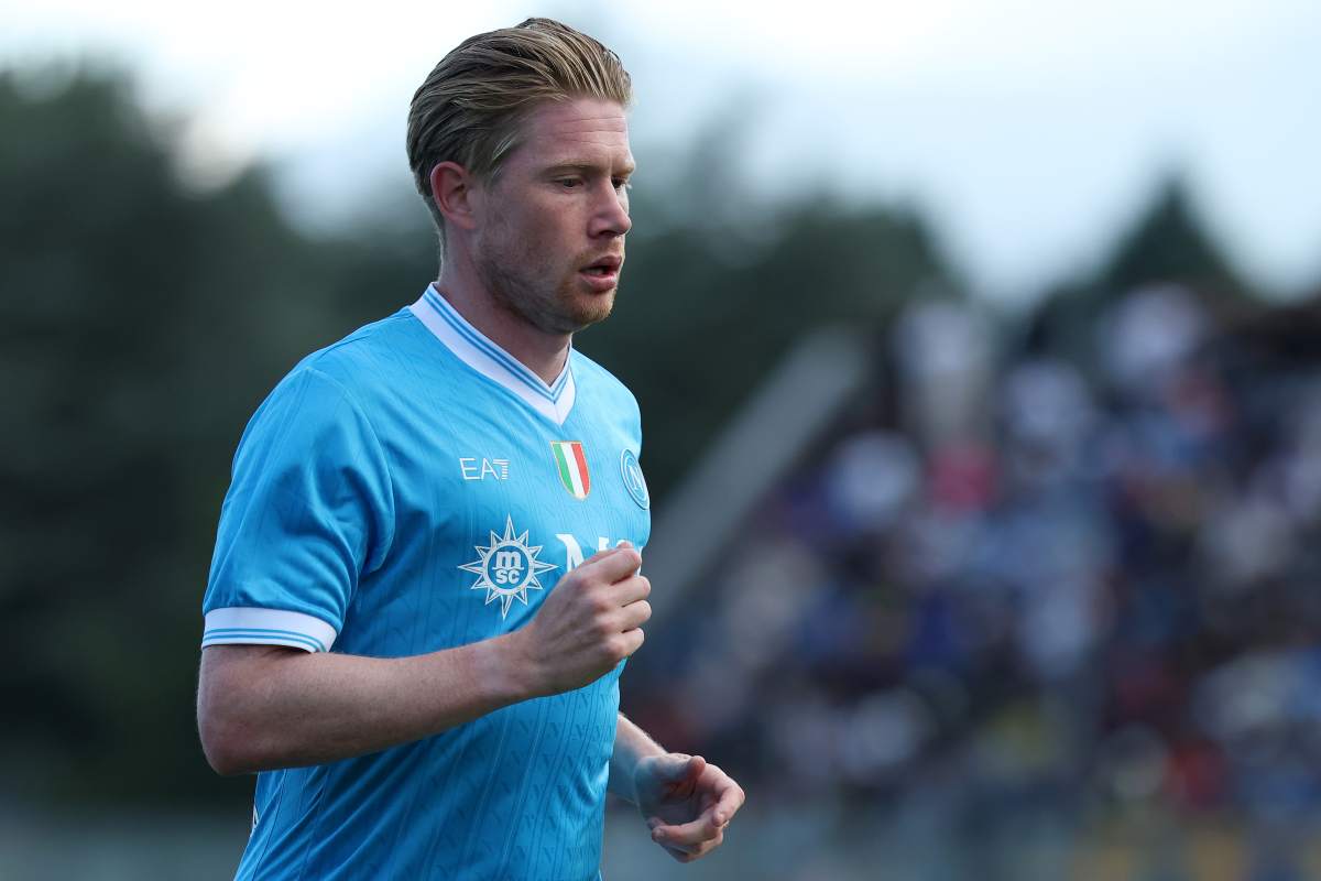 De Bruyne in campo 