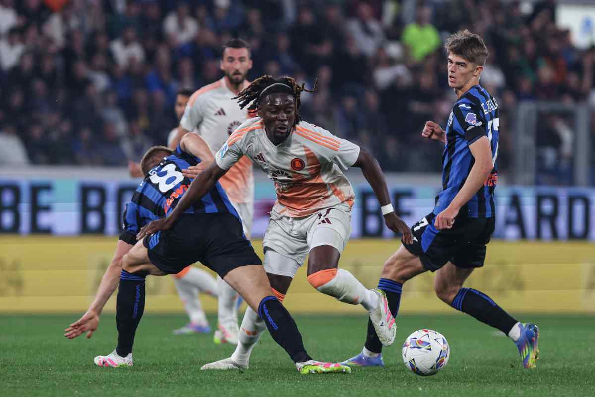 Kone in campo con la Roma