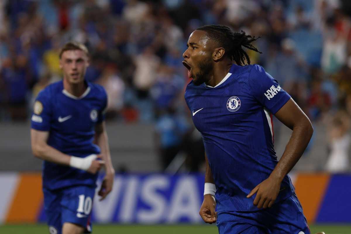 Nkunku con la maglia del Chelsea
