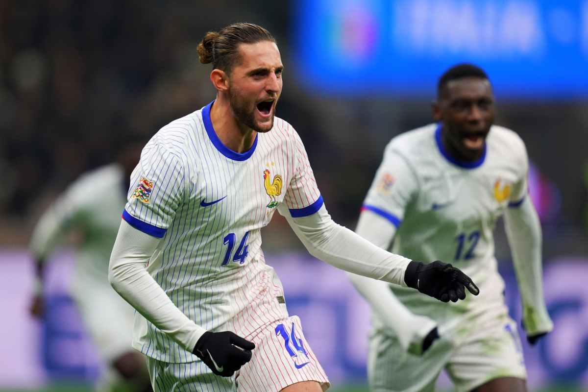 Rabiot esulta