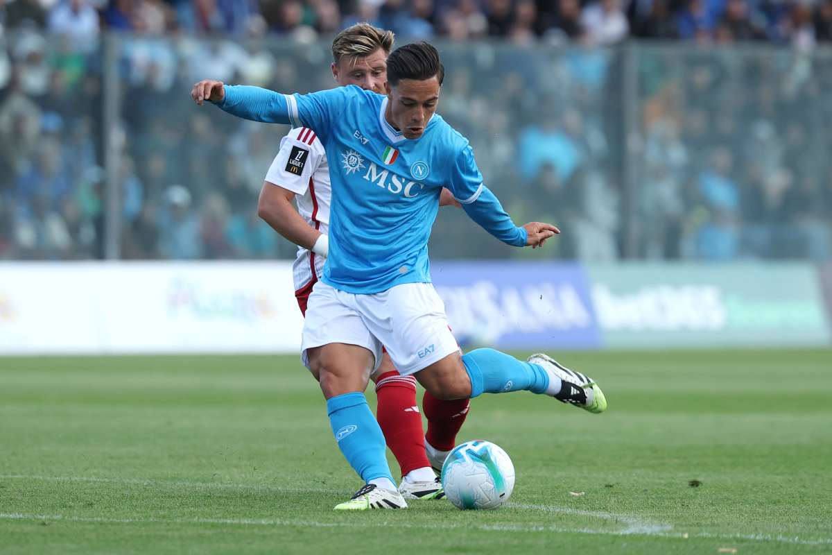 Raspadori in azione