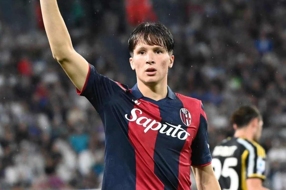 Fabbian festeggia dopo un gol