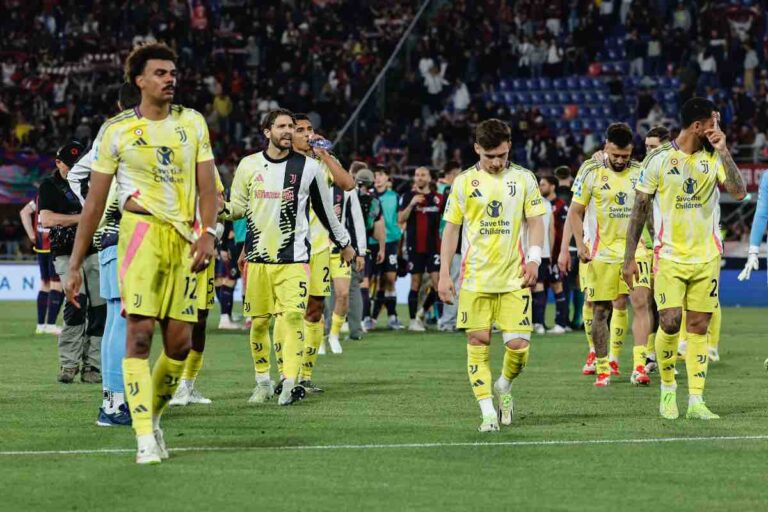 Calciatori Juventus delusi