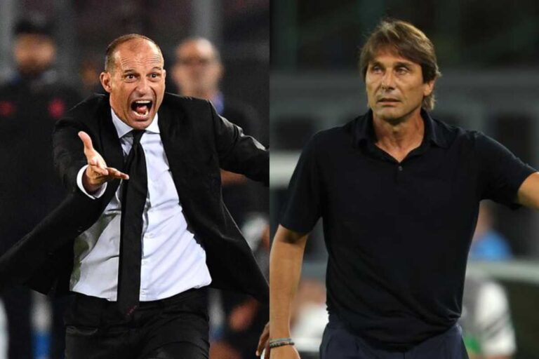 Allegri e Antonio Conte