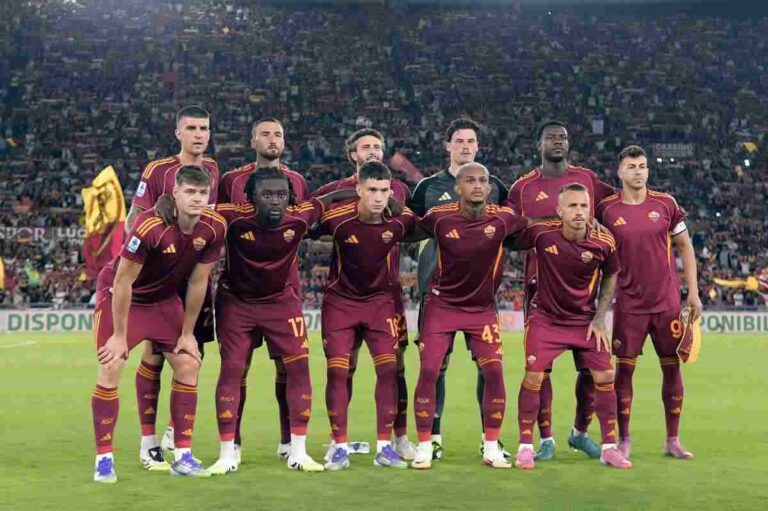 I giocatori della Roma