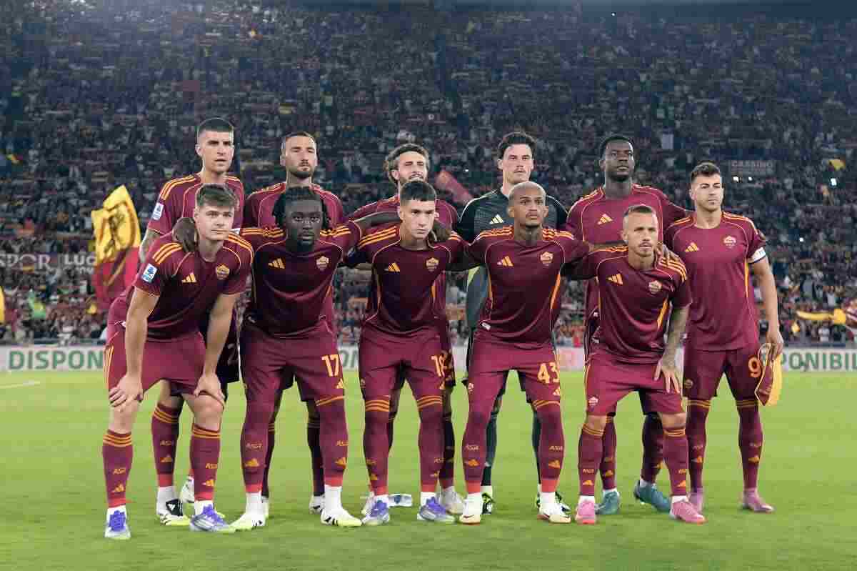 I giocatori della Roma