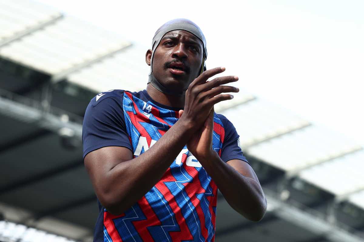 Mateta con la maglia del Crystal Palace