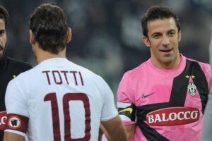 totti e del piero in campo