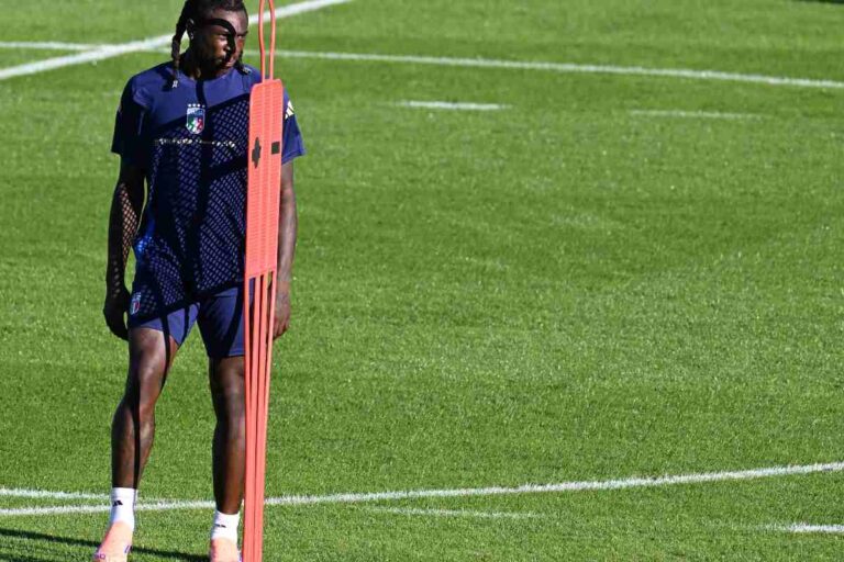 kean in allenamento