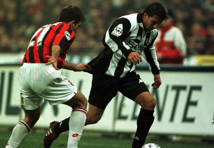 del piero in una gara contro il milan