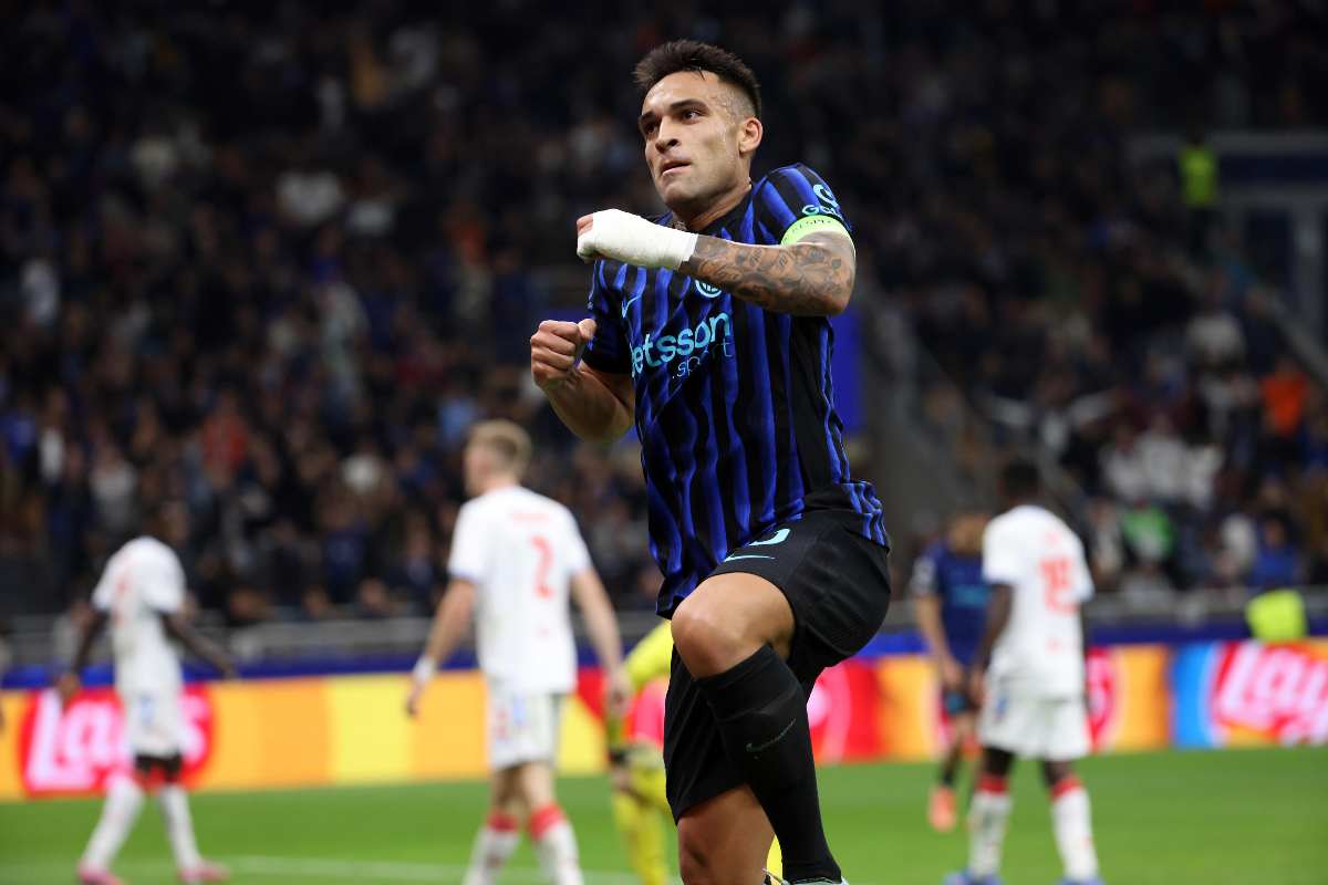 lautaro martinez esulta