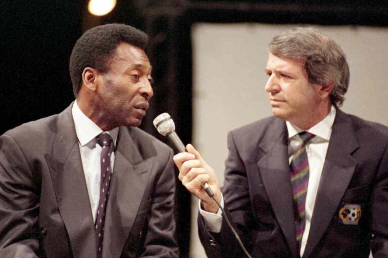 pele durante un&#039;intervista